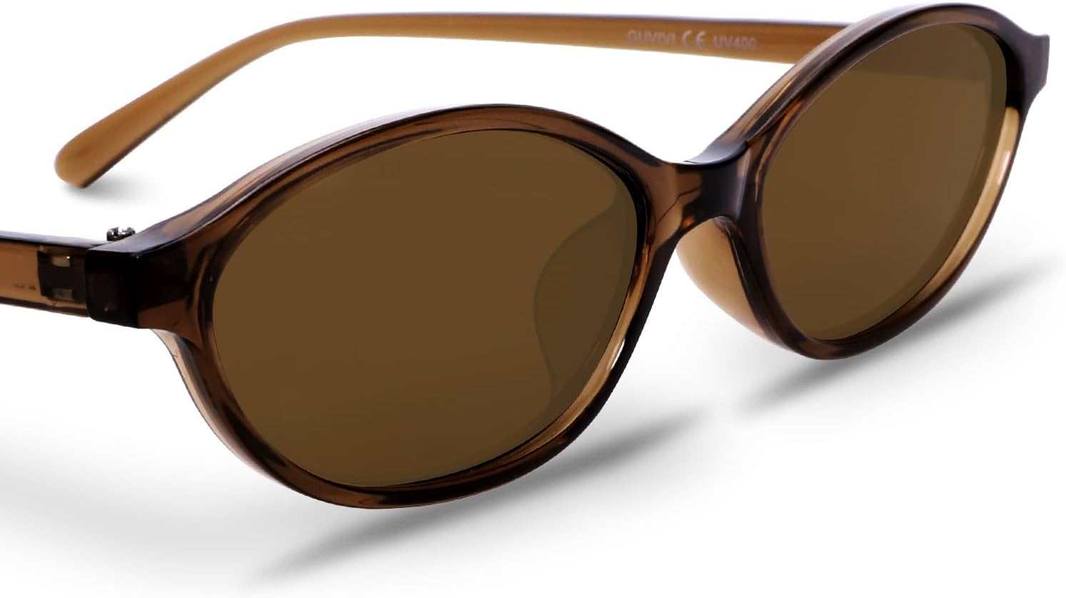 GUVIVI Retro Oval Sunglasses for Women Chic Cat Eye 90s Sunn... - Image 10