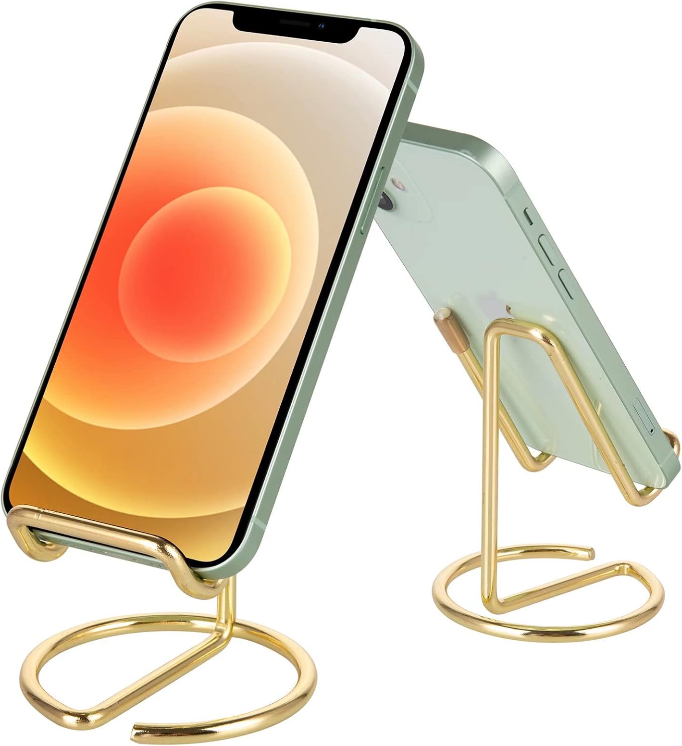 ROPOSY Cell Phone Stand for Desk, Cute Metal Gold Cell Phone...