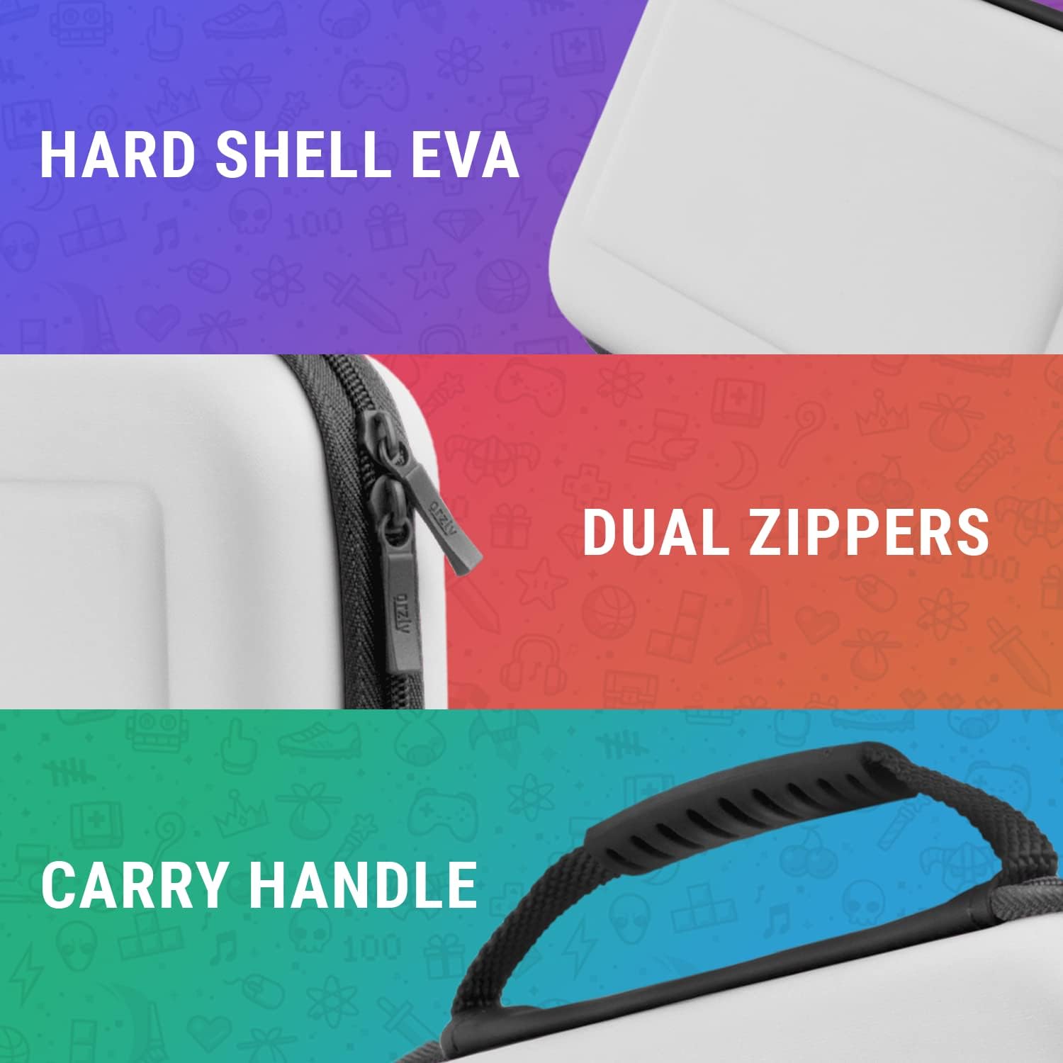 Orzly Carrying Case for Nintendo Switch OLED Console with Ac... - Image 6