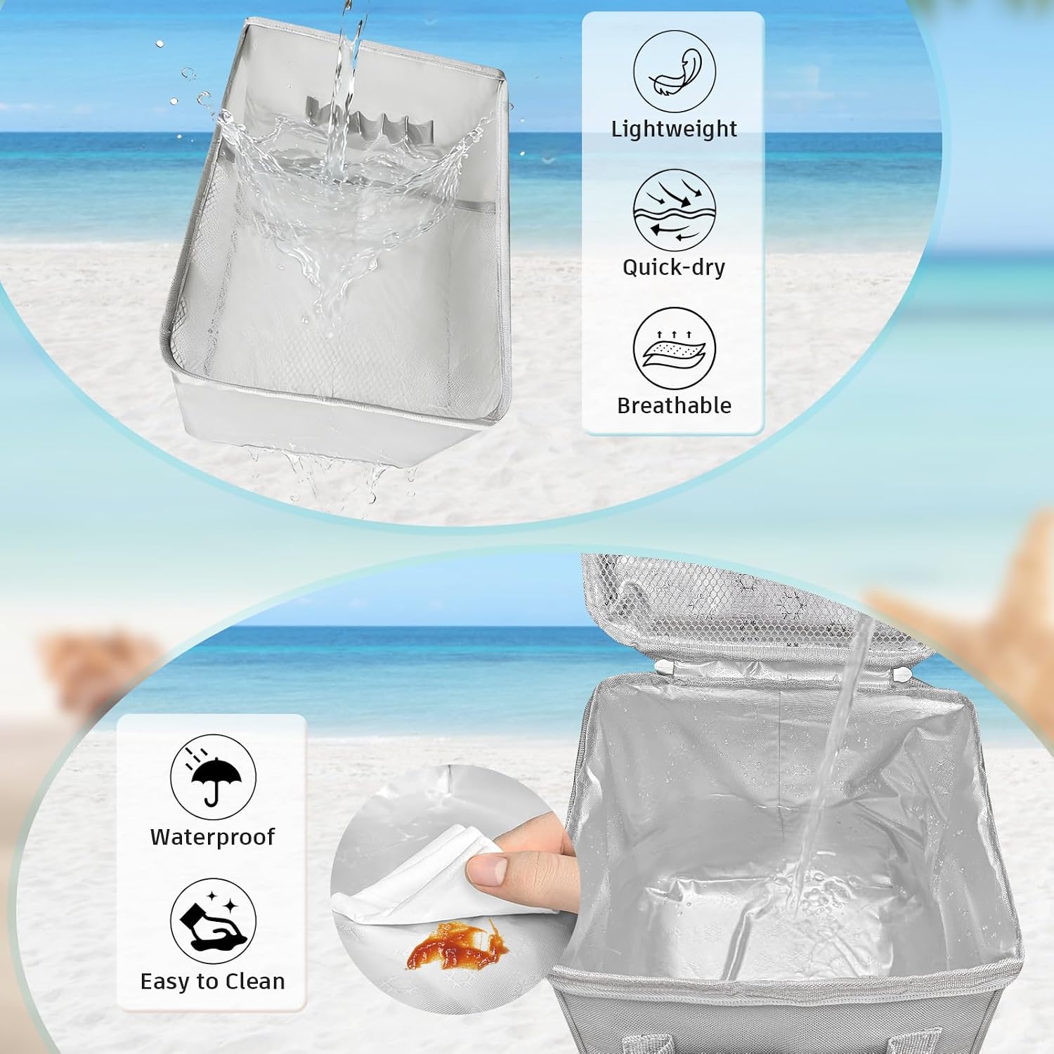 XYFuuee 2-in-1 Cooler Organizer Insert for X Large Bogg Bag ... - Image 6
