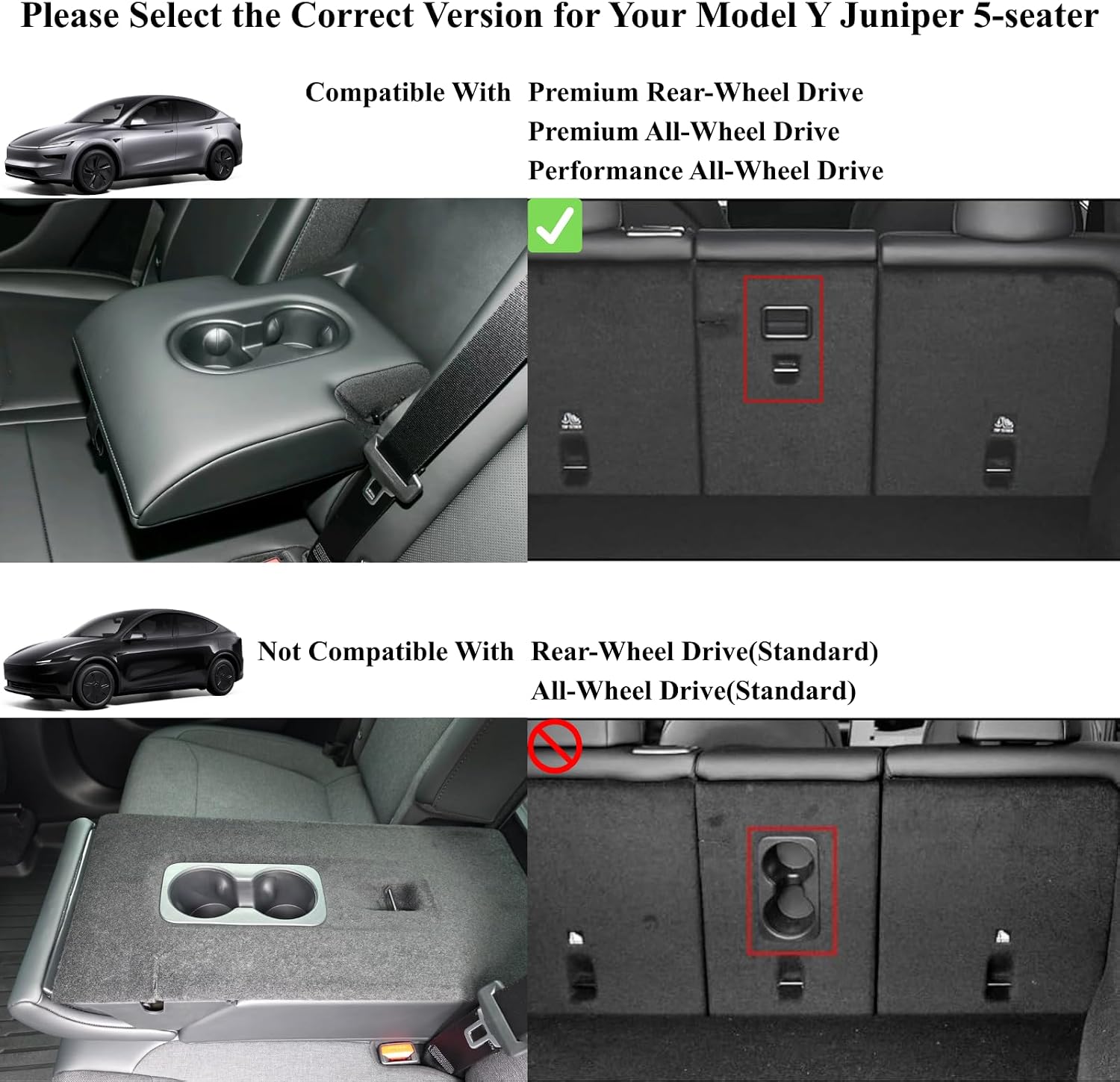 SUPER LINER 2025 2026 Tesla Model Y Juniper Floor Mats & Acc... - Image 3