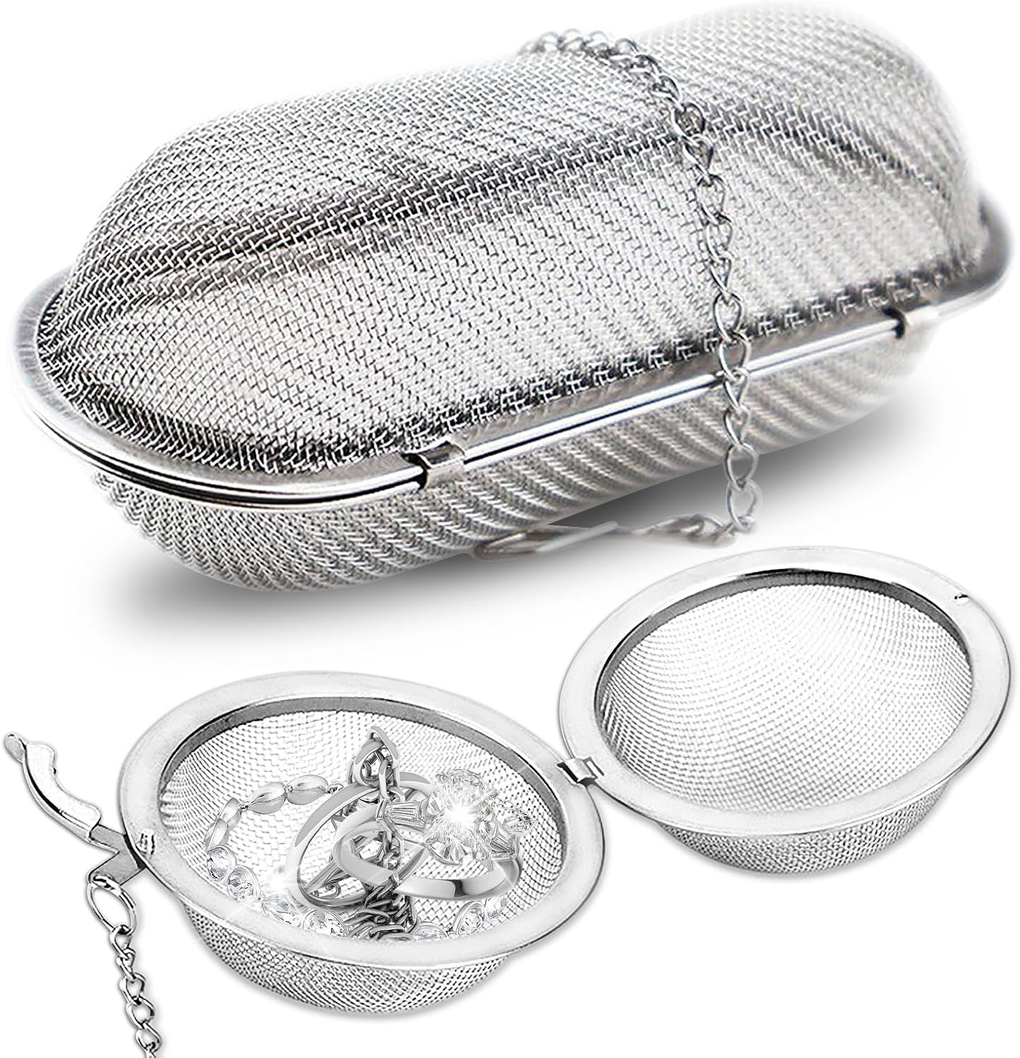 Ultrasonic Cleaner Basket, Stainless Steel Basket for Ultras...