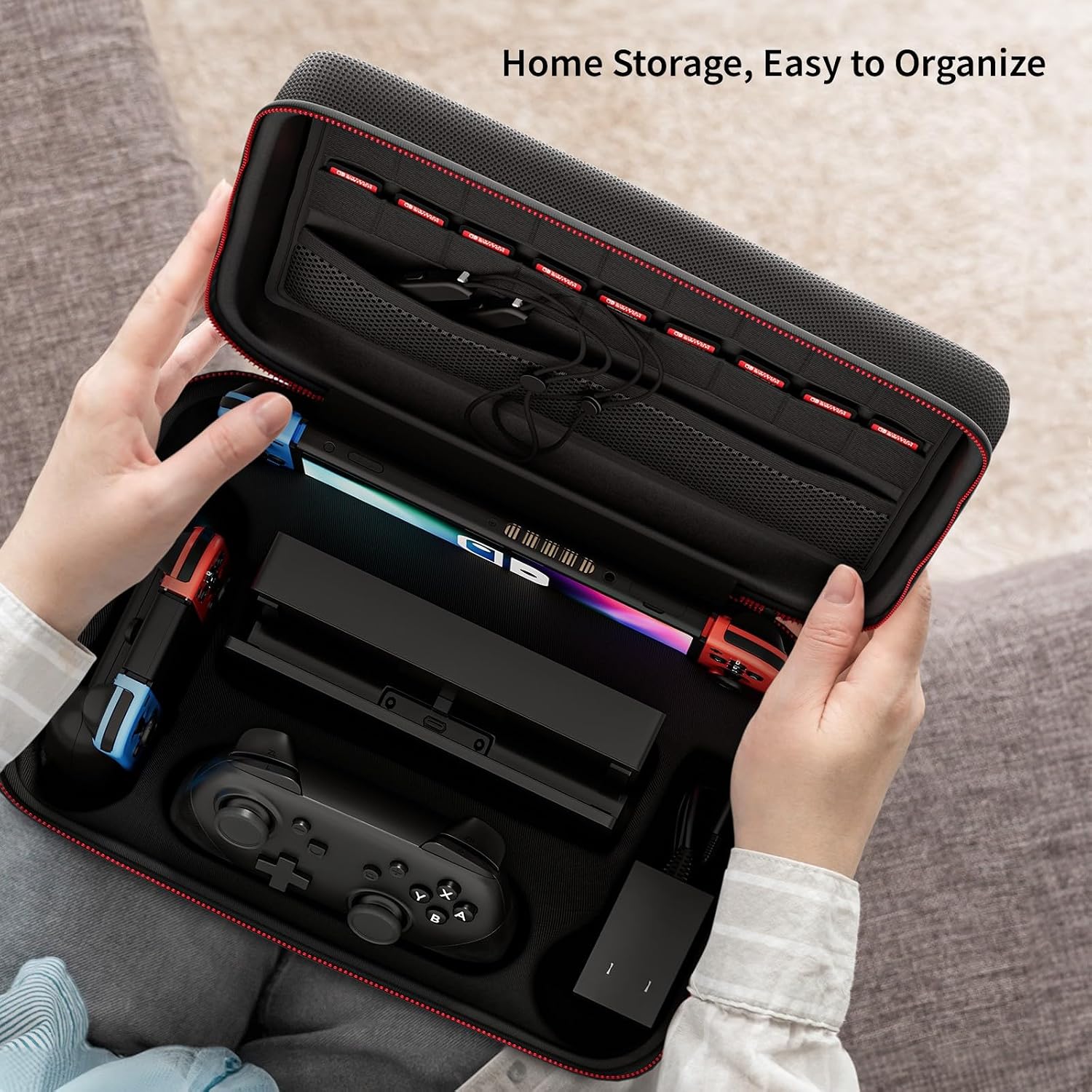 TOENNESEN Switch Case for Nintendo Switch and Switch OLED Mo... - Image 5