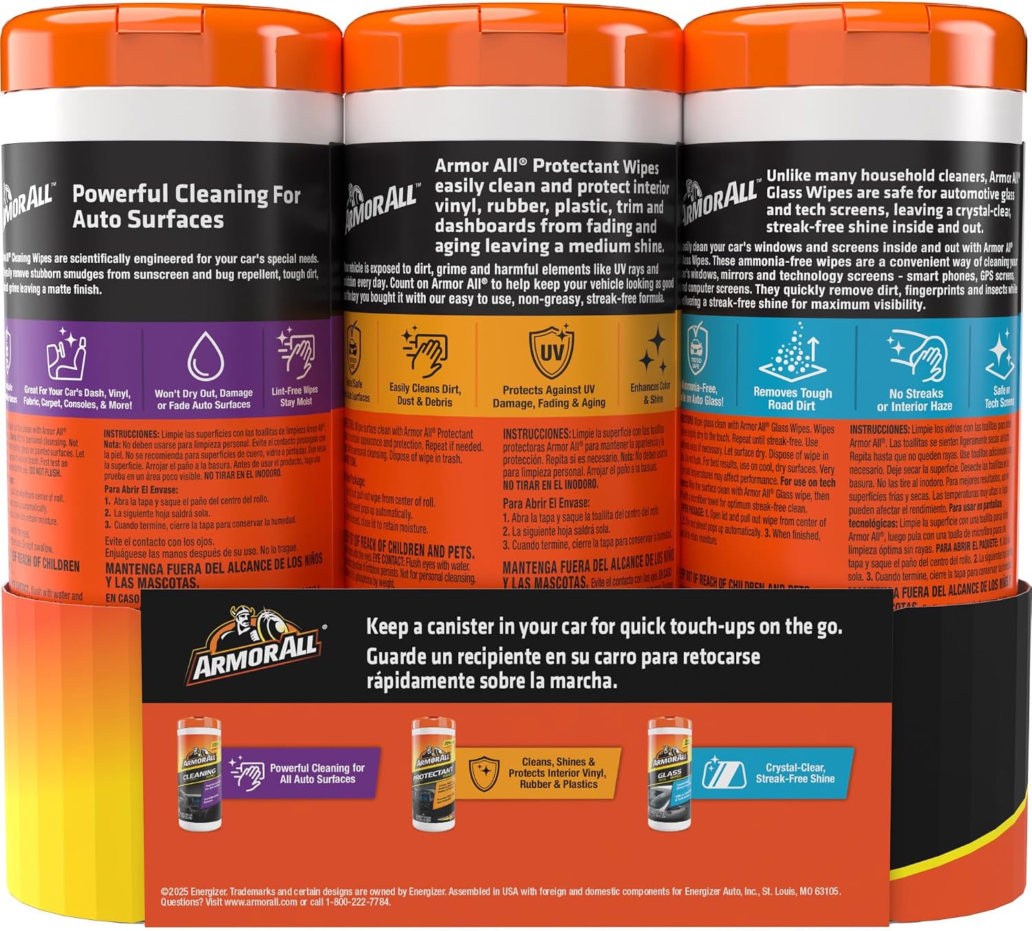 Armor All Car Interior Value Pack, 90 Count, Includes Auto G... - Image 6
