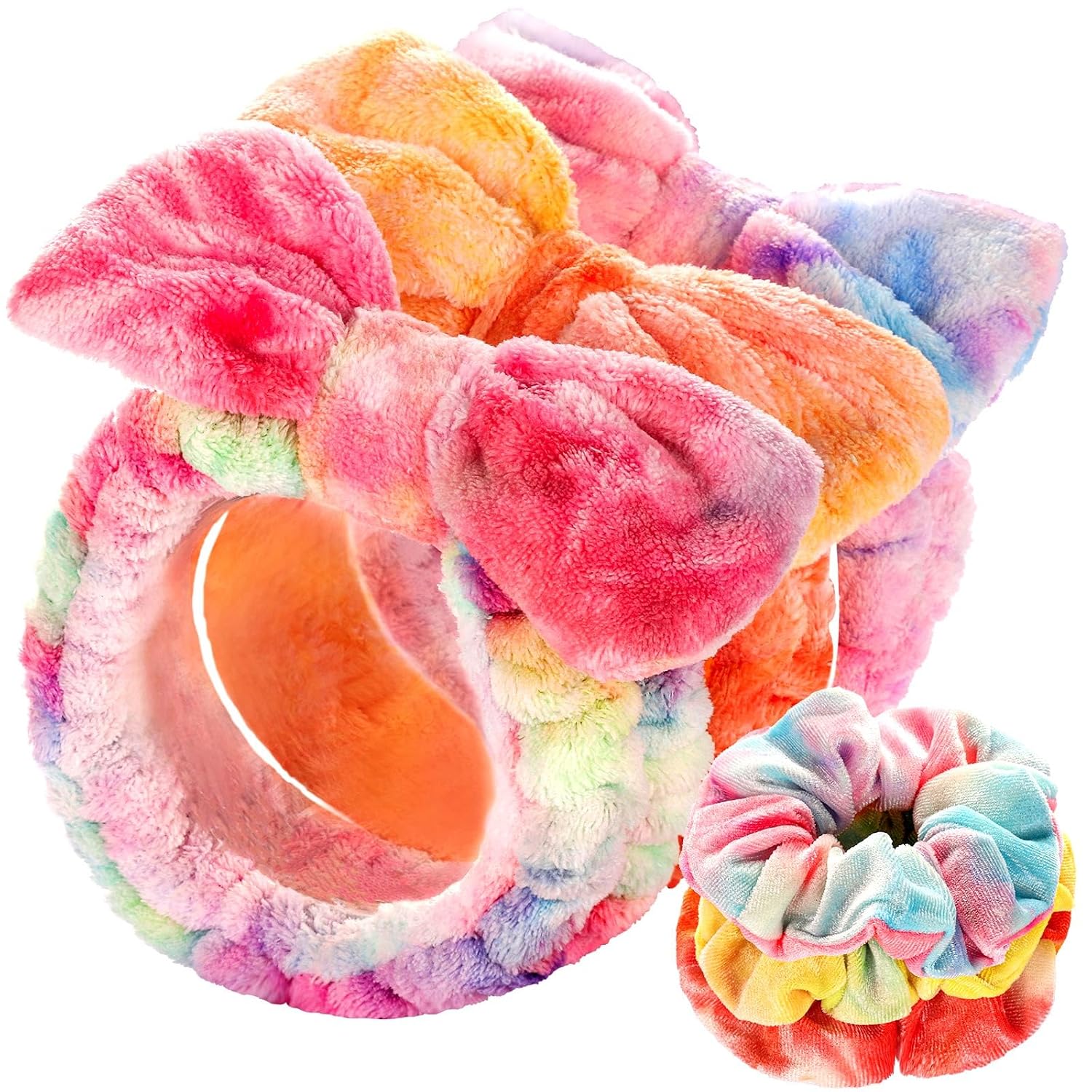 LEOBRO Spa Headband, 3pcs Makeup Headbands and 3pcs Hair Scr...