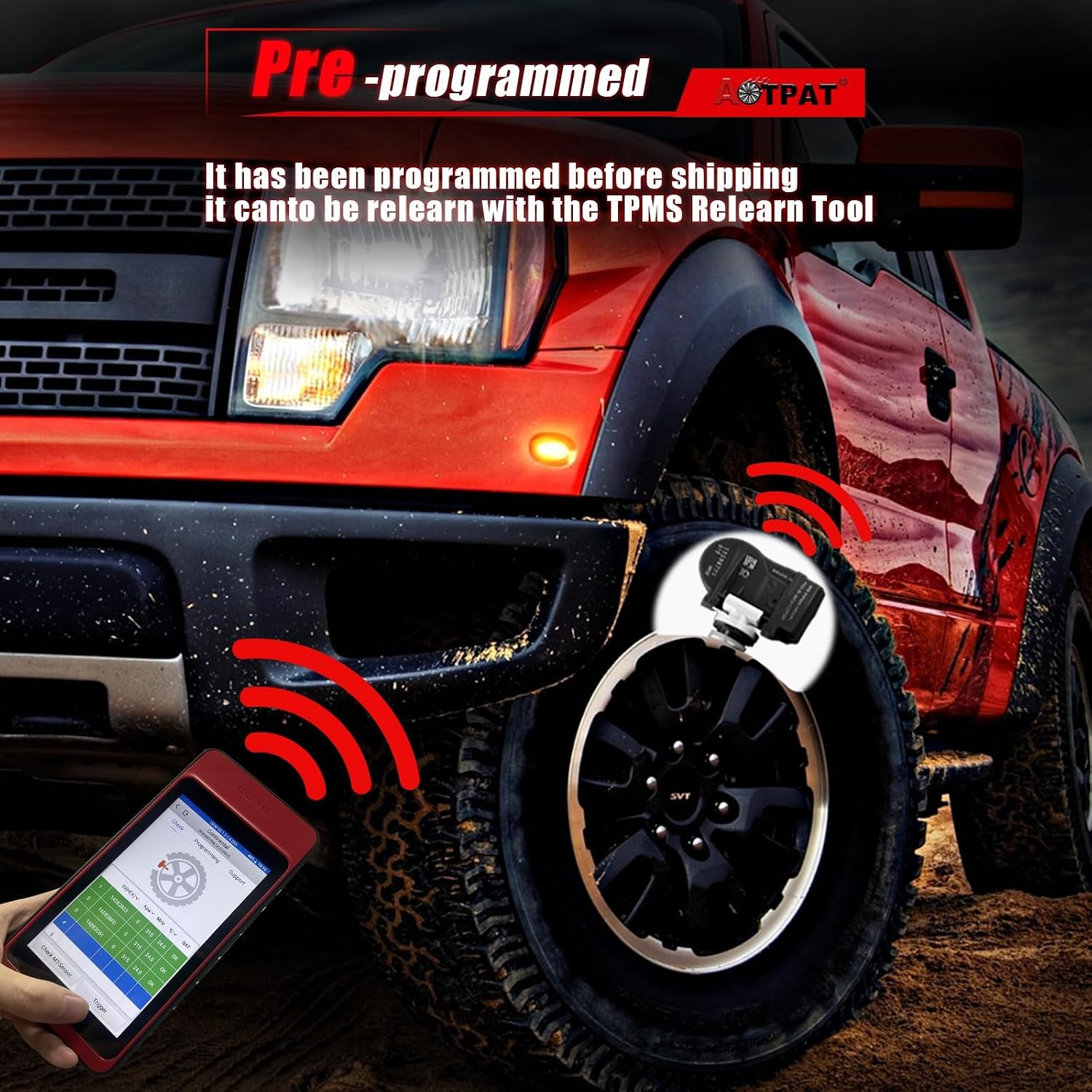 Pre-Programmed Tire Pressure Sensors Fit for:-Cadillac Escal... - Image 4