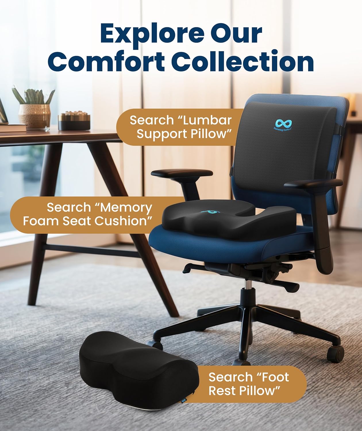 Everlasting Comfort Doctor Recommended Memory Foam Seat Cush... - Image 8