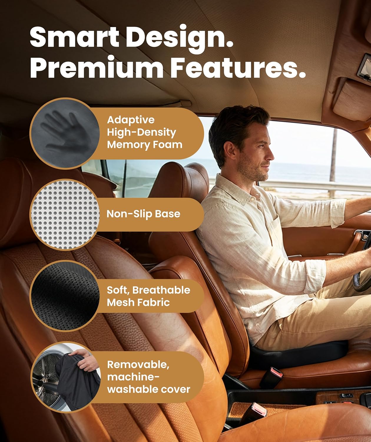 Everlasting Comfort Doctor Recommended Memory Foam Seat Cush... - Image 4