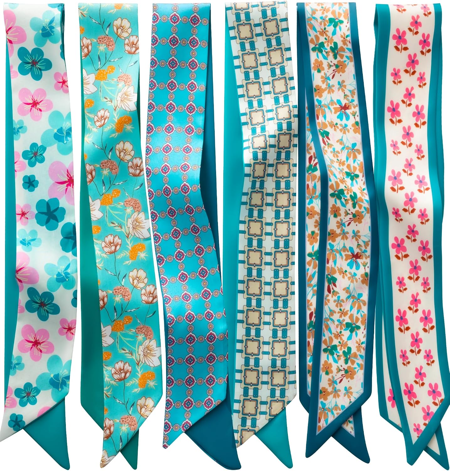 ZXZH 6 Pack Fashion Scarves for Women, Versatile Boho Head S...